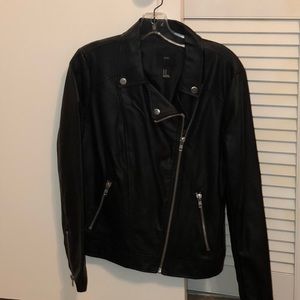 NWOT Black Leather Jacket